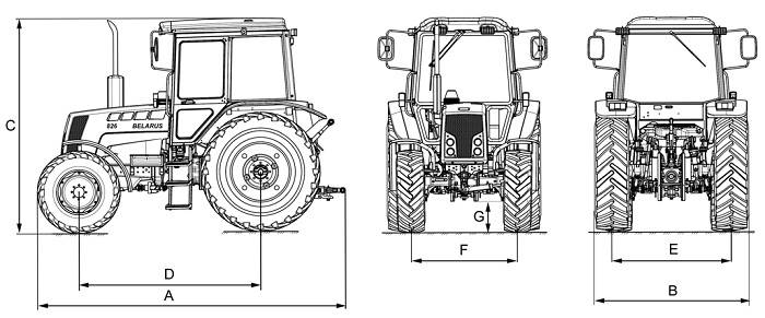 Трактор мтз-892 беларус технические характеристики, двигатель и расход топлива, коробка передач и сцепление, фото и отзывы