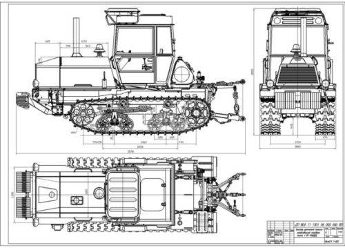 Трактор вт-150: технические характеристики