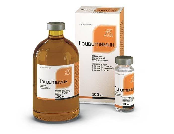 Тривитамин (раствор витаминов а, д3, е в масле) - раствор для инъекций и перорального применения