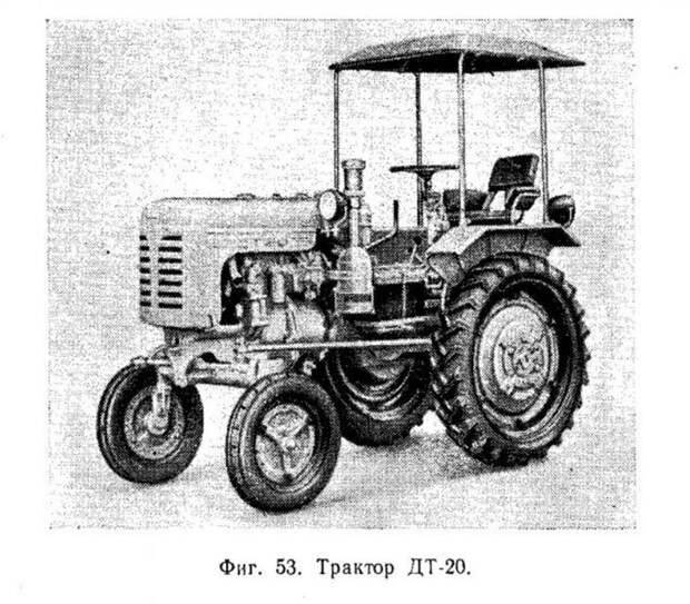 Трактор дт-20: технические характеристики