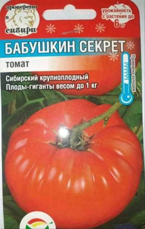 Бабушкин секрет – шикарный сорт помидоров сибирской селекции