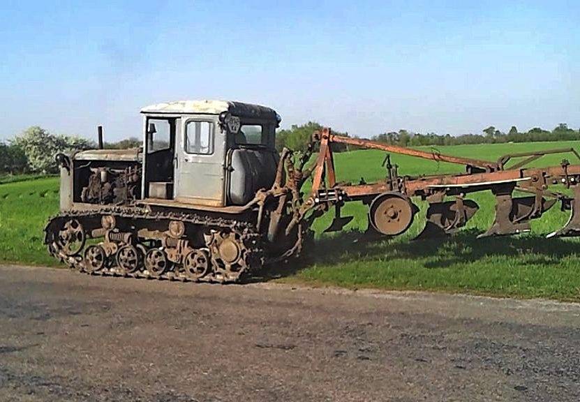 Гусеничный трактор т-74 и его модификации