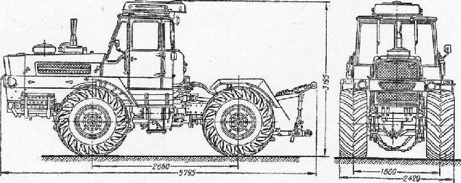 Трактор лтз 155 технические характеристики