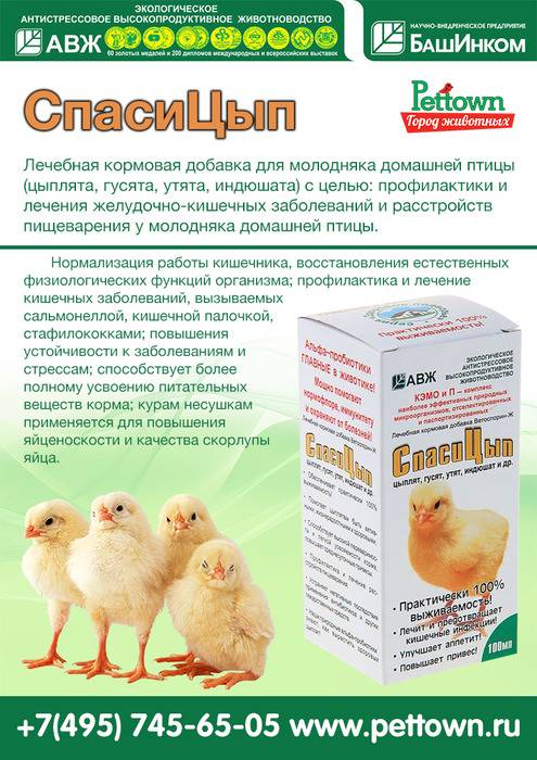 Лекарства для цыплят бройлеров и несушек