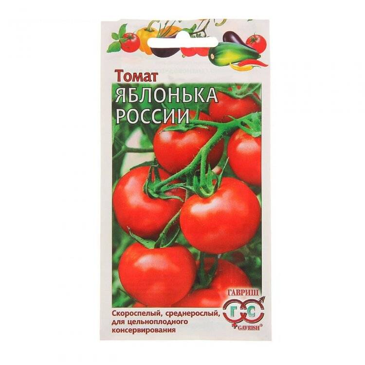 Яблонька россии: описание сорта томата, характеристики помидоров, посев