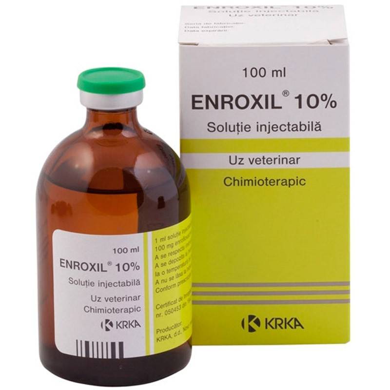 Энроксил 5% порошок - антибактериальные препараты