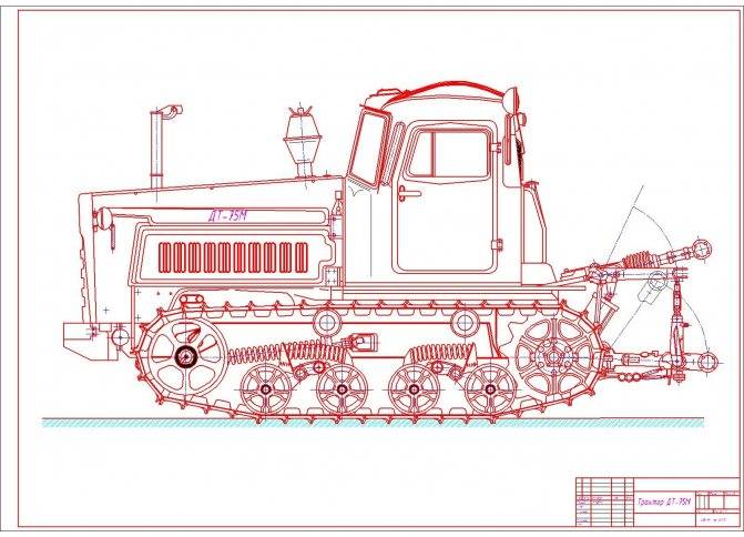 Трактор дт-75 — технические характиристикии, модификации