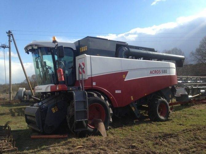 ✅ зерноуборочный комбайн акрос 580 технические характеристики - tractoramtz.ru