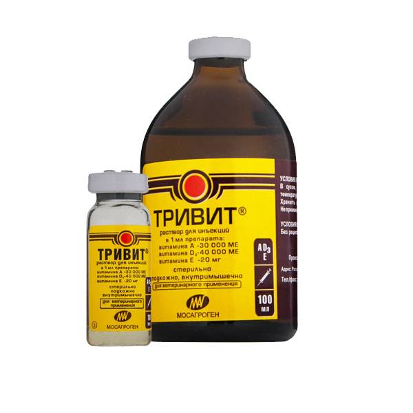 Тривит (тривитамин п) для животных и птиц инструкция по применению, дозы и аналоги