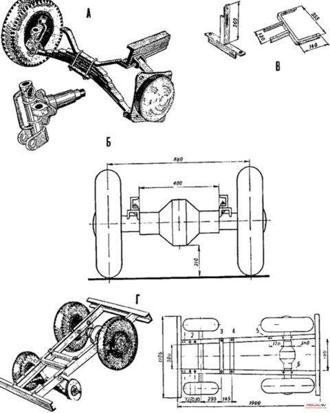 Минитрактор переломка своими руками: самодельный, классика 4x4, размеры, чертежи, с двигателем ваз